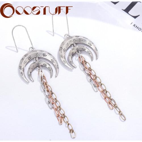 Vintage Drop Earrings Ethnic Dangle Pendientes Costume Jewelry for Women Suspension Geometric Accessories Korean Unusual Thing