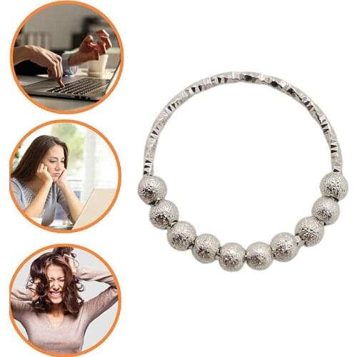 1PC Spinner Fidget Beads Rings for Anxiety Worry Peace Rings Relieving Stress Rings app.19cm/7.48in