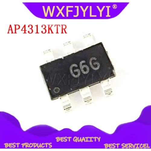 10pcs AP4313KTR-G1 SOT-23 AP4313 SOT23-6 AP4313KTR
