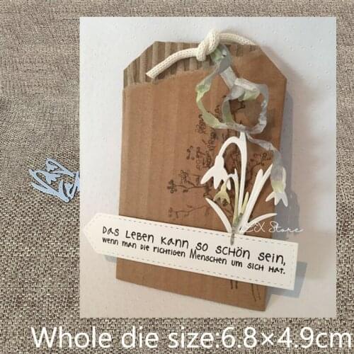 New Design Craft Metal stencil mold Cutting Dies 3pcs flowers decoration scrapbook die cuts Album Paper Card Craft Embossing