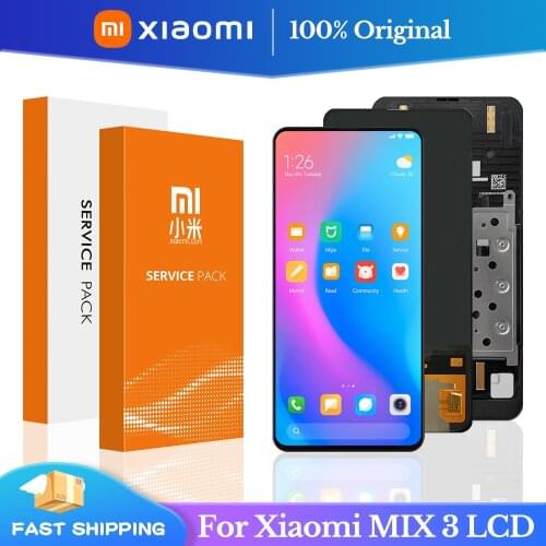 6.39'' Original For XIAOMI MIX 3 lcd Display+Touch Panel Digitizer Assembly For Mi mix3 Mix 3 LCD