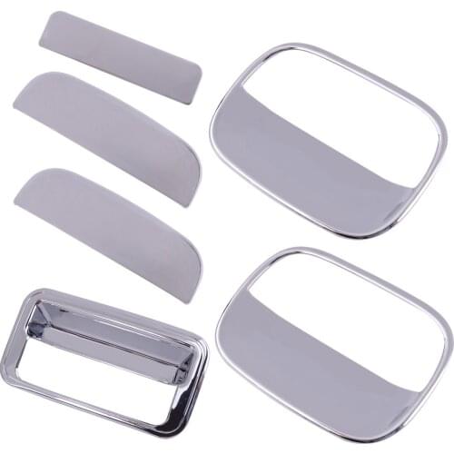 6pcs Car Door Handle and Tailgate Handle Bowl Protector Cover fIt for Suzuki Jimny 2007-2010 2011 2012 2013 2014 2015 2016 2017