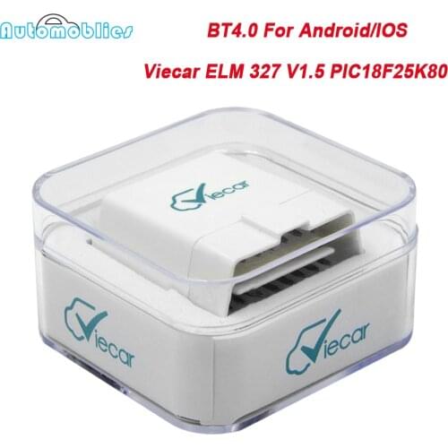 Viecar ELM 327 V1.5 PIC18F25K80 OBD2 Wireless BT4.0 Scanner ODB2 For Android/IOS OBD OBD 2 Car Diagnostic Auto tool elm327 v1.5