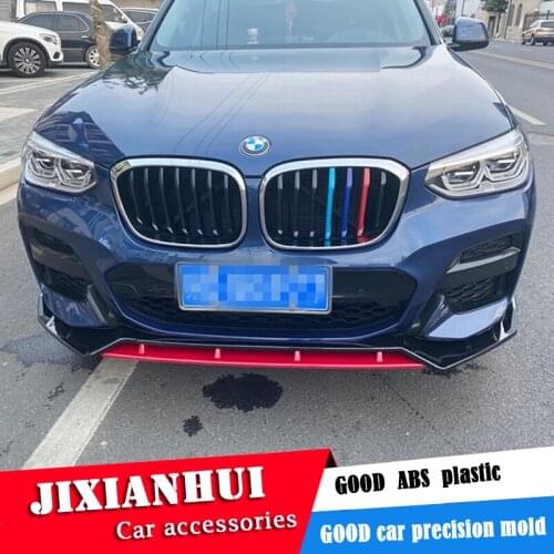 For BMW X4 Body kit spoiler 2018-2020 For BMW X3 X4 G01 G02 ABS Rear lip rear spoiler front Bumper Diffuser Bumpers Protector