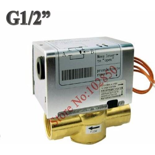 Two way electric valve,220-240VAC50/60Hz,magnetic hysteresis synchronous motor 5RPM,Removable actuator