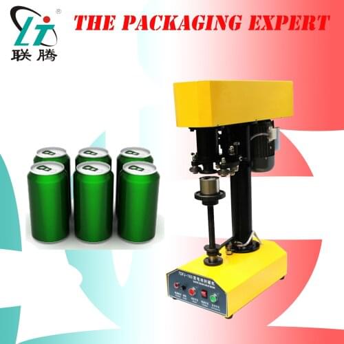 Electric PET Zip Top Ring Pull Pop Top Can Meatal Cap Sealing Capping Machine Aluminum Tin Cans Food Jar Capper Free Shipping
