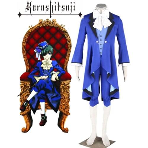 Black Butler Ciel Phantomhive Dance Suit Cosplay Costume