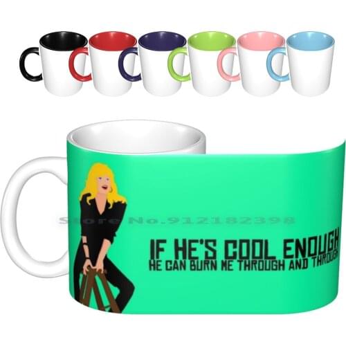 Cool Rider Ceramic Mugs Coffee Cups Milk Tea Mug Grease 2 Grease Musical Cult Movie Gay Fun Bright Pop Art Pop Culture Broadway