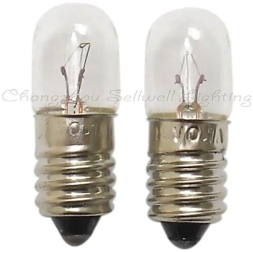New!miniature Lamps Bulbs 12v 0.1a E10 T10x28 A299