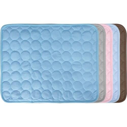 Pet Ice Pad Summer Pet Pad Doghouse Dog Pad Ice Silk Pad Cat Cool Pad Multicolor Available Dog Supplies
