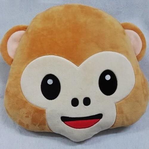 Monkey Pillow Cute Monkey Cushion Plush Pillow Creative Monkey Toy Cushion Chair Pad Chair Cushion Throw Pillows Seat Cushion
