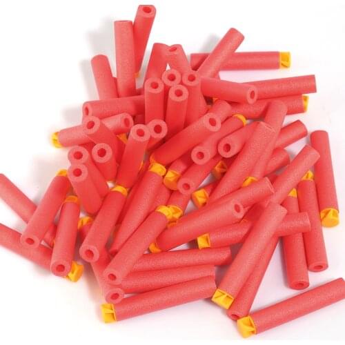 Refill Bullets 200pcs Soft Bullet Whirlwind Flat Head Foam Bullets for Nerf N-strike Elite Series Accustrike Foam Bullets