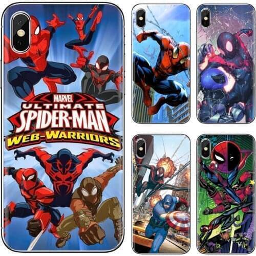 Silicone Phone Skin Cover 3-Ultimate-C-Spider-Man-Season For Samsung Galaxy S7 S8 S9 S10E S20 FE Note 10 20 Edge Lite Plus Ultra