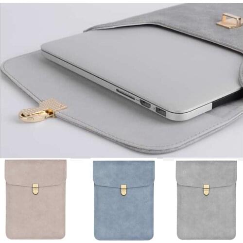 Notebook Bag 13.3 15.6 inch for macbook air 13 case Laptop Case Sleeve for macbook pro 13 Pu Leather Women 14 inch
