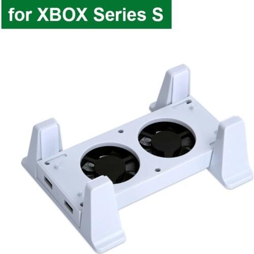 Vertical Stand Cooling Fan For Xbox Series S Micro USB Connection Cooler With 2 High Speed Fans For Xbox Series S Console