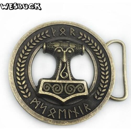 WesBuck Brand high quality cool mens Metal belt Buckle fit 3.8cm Wide Belt Jeans accessories