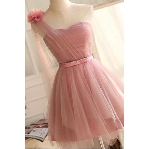 Women Dresses Ladies Wedding Party one shoulder Sleeveless Chiffon Dress Plus Size S-XXXXL