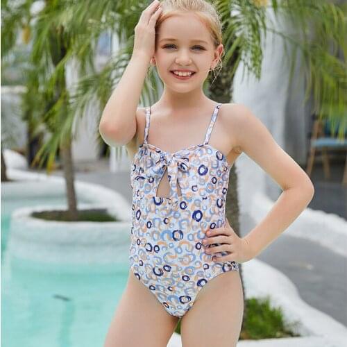 Water Princess 2021 Backless New One Piece Swimsuit 5-14 Years Swimwear Girl High Waisted Bathing Suits Beachwear 130-160
