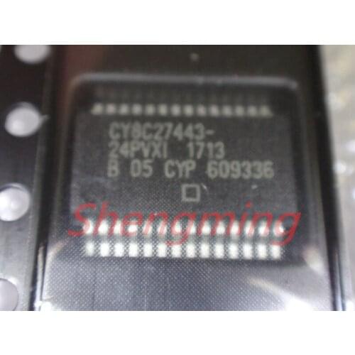 10pcs CY8C27443-24PVXI CY8C27443- SSOP-28