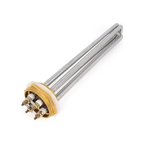 3U Bundle 2" Thread Electric Tubular Water Heater Element AC380V 9000W