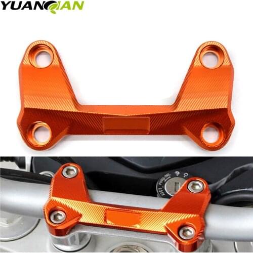 For 125 200 390 390 200 125 Motorcycle Aluminum Handlebar Risers Top Cover Clamp Dirt Bike