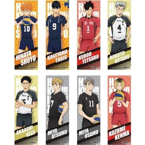 Anime Haikyuu!! Poster Volleyball Boy Art Painting Kraft Paper Prints Wall Sticker for Room Decoration 20x60cm