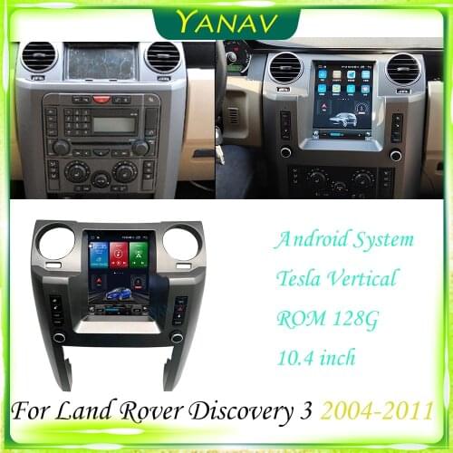 Android GPS navigation Car Radio Audio For Land Rover Discovery 3 2004-2011 Stereo Receiver Video Multimedia MP3 Player HeadUnit