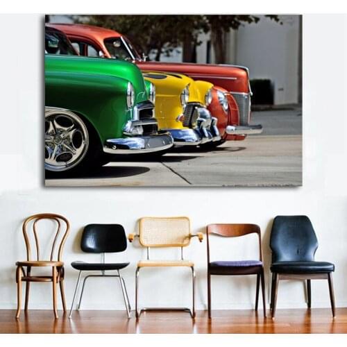 Coupe Chevrolets Coupe Street Rod Retro Vintage Cars Wall Art Posters Canvas Prints Art Paintings For Living Room Decor