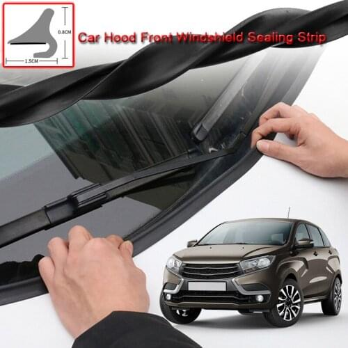 For LADA XRAY 2016-2020 DIY Car Seal Strip Windshied Spoiler Filler Protect Edge Weatherstrip Strips Sticker Auto Accessories