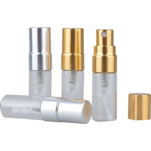 Sprayer Travel Pot Portable 3ml Empty Transparent Glass Refillable Perfume Mini Atomizer Bottle Container Cosmetic TXTB1