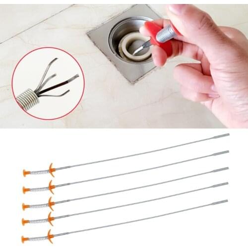 Flexible Long Reach Claw Pick Up Narrow Bend Curve Grabber Tool Spring Grip 60cm Dls HOmeful