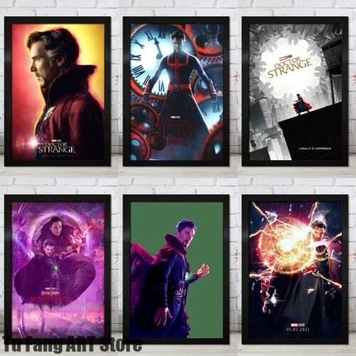 Doctor Strange Canvas Painting Movie Marvel Super Heroes Wall Art Posters and Prints Pictures for Living Kids Home Decoration