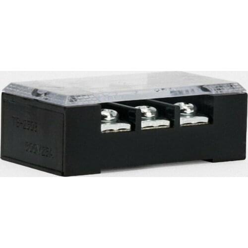 5pcs TB-2503 3 Positions Barrier Strip Terminal Block Wire connector 600V 25A