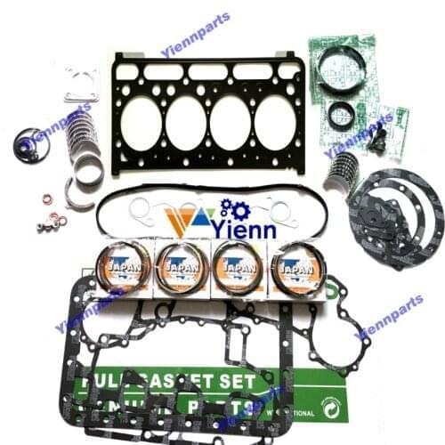 V2003 Engine Overhaul Re-ring Kit For KUBOTA Diesel Engine Parts Piston Ring Bearing Full Gasket Set