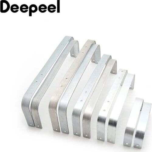 Deepeel 2pcs/1set 12/19/24/28/30cm Metal Bag Purse Frame DIY Sewing Brackets Luggage Handle Kiss Clasp Hardware Accessory BS183