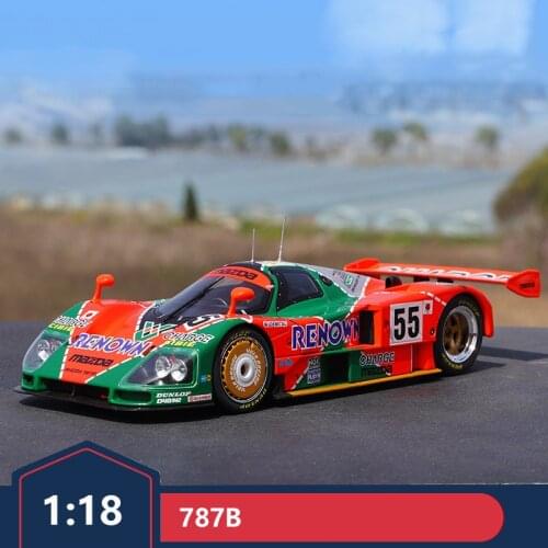 1:18 IXO Mazda 787B 55# 1991 Le Mans 24h rally car simulation alloy car model