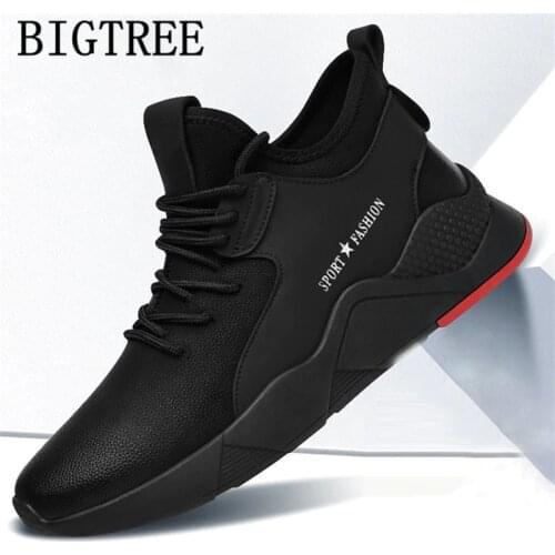 Mens Boots Casual Shoes Men Leather Winter Boots Luxury Brand Black Sneakers Designer Shoes Men High Quality Zapatos De Hombre