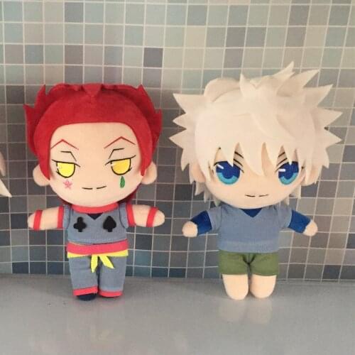 20cm Hunter X Hunter Plush Toys Soft Stuffed Killua Zoldyck Hisoka Dolls For Kid Birthday Christmas Gift