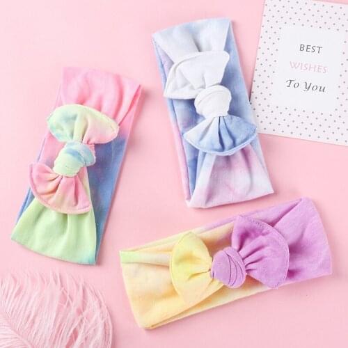 Cute Baby Headband Bows Baby Girl Headbands for Girls Soft Cotton Baby Headband Baby Turban Baby Girl Hair Accessories