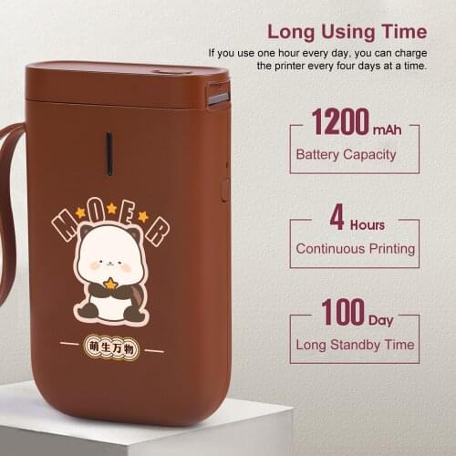 NIIMBOT D11 Label Printer, Pocket Size, Wireless Connection And Application Printers Coffee Printer Impressora Sublimation