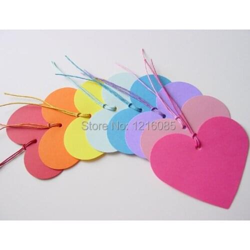 Multicoloured Gift Tags Rainbow Blank Favor Tags Blank Thank You Tags wedding birthday party Favor Tags
