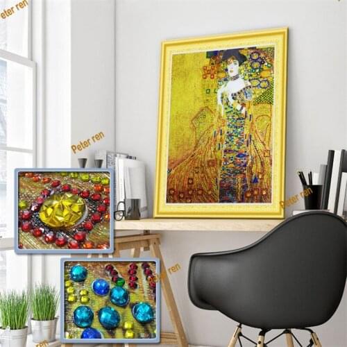 Peter ren Special-shaped Diamond painting alien character painting full of diamonds point stone embroidered cross stitch