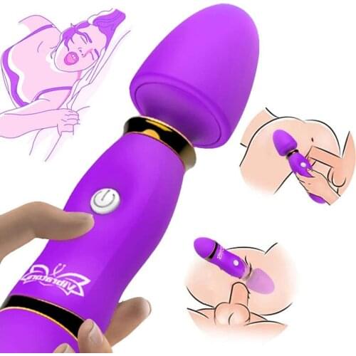 Vibrators for Women Vibrators for Women No Sound Anal Adult Toys Double Dildo Womens Underwear Soft Material Erotic Machine PW