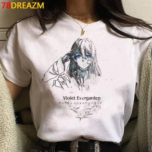 Violet Evergarden Saiki k t-shirt summer top female graphic tees women plus size casual vintage ulzzang t shirt ulzzang
