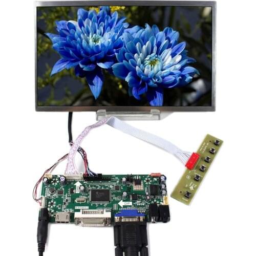10.1inch 1024x600 HSD101PFW2 B101AW03 BT101IW03 LCD Panel+H DMI LCD Controller Board M.NT68676