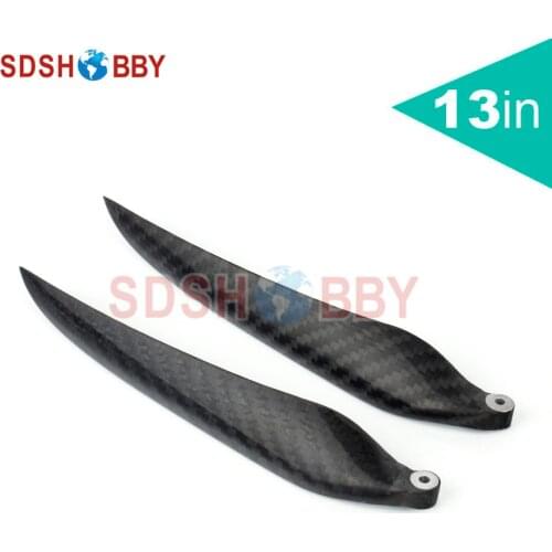 13*6.5/ 13*7/ 13*8 Two Blades Fold Carbon Fiber Propeller for RC Model Airplane/RC Glider Plane