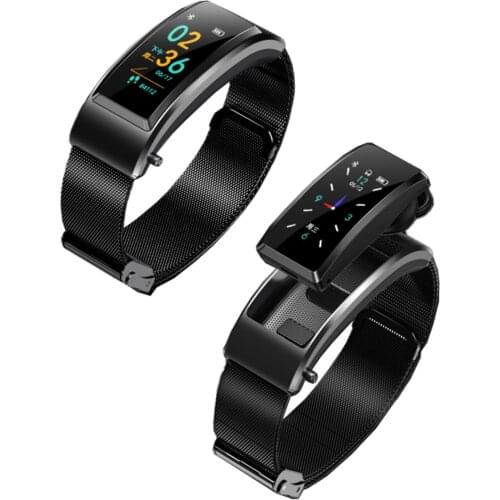 2021 High quality New Arrival B6 smart bracelet with earbuds earphone wireless 2 in 1 smart watch earbud