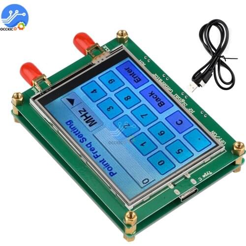 35-4400M ADF4351 ADF4350 RF signal source Signal generator wave / Point frequency sweep touch screen LCD display PC control DIY