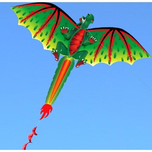 3D Dragon 100M Kite Single Line With Tail Kites Outdoor Fun Toy Kite Family Outdoor Sports Toy Children Kids NEW
