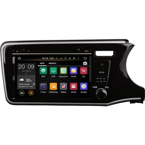 4GB RAM Android 8.0 Octa Core Car DVD Multimedia Player Auto Radio For Honda City Right Hand Driving 2014- GPS Navigation WIFI